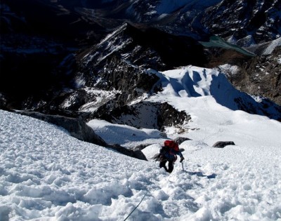 Lobuche East Climbing